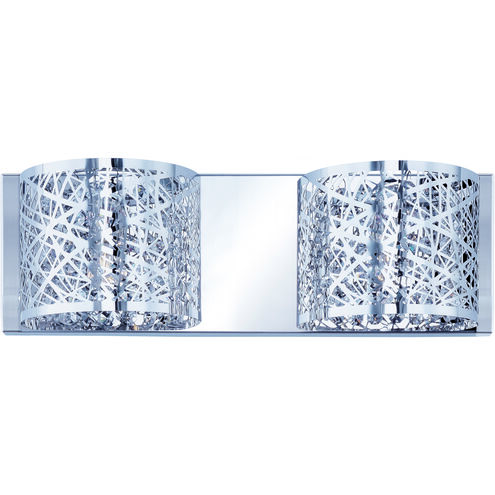 Inca 2 Light 15.75 inch Polished Chrome Bath Vanity Light Wall Light