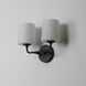 Bristol 2 Light 13.25 inch Black Wall Sconce Wall Light