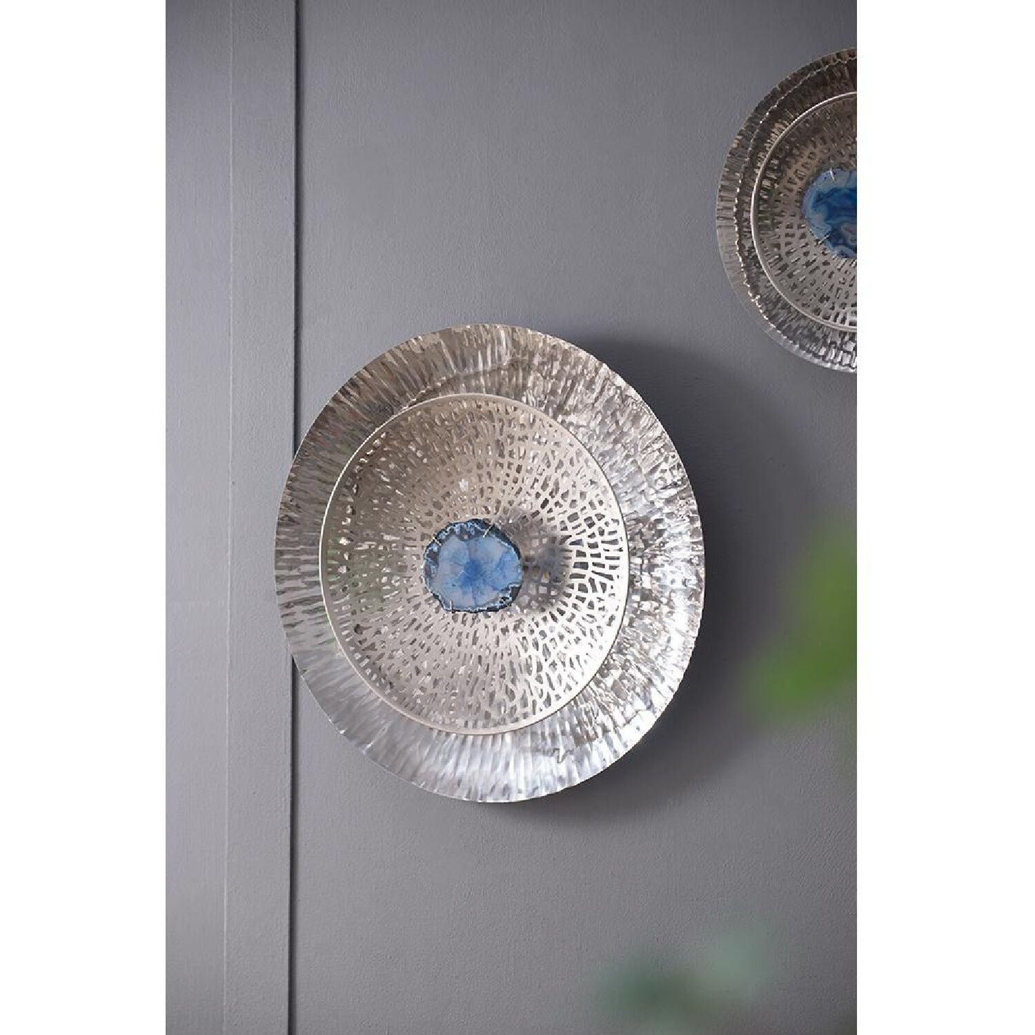 Dex Blue/Gold/Shiny Polish Wall Décor