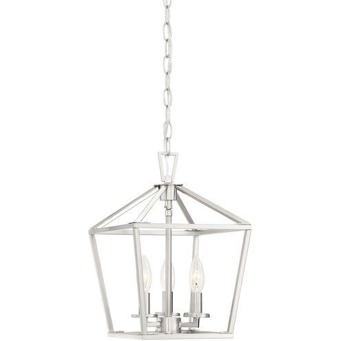 Townsend 3 Light 10 inch Satin Nickel Pendant Ceiling Light, Essentials