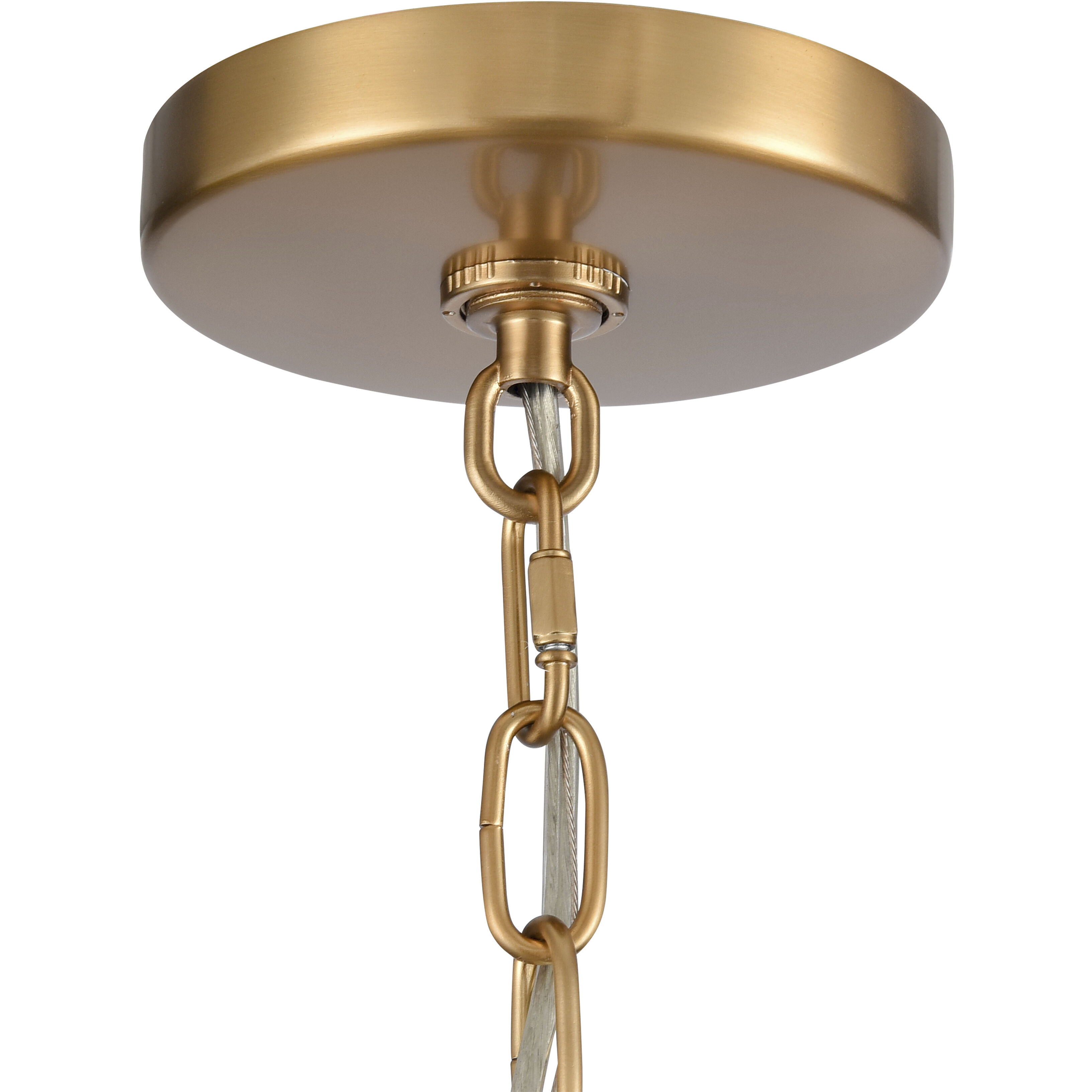 Leo Pendant Ceiling Light in Brushed Gold