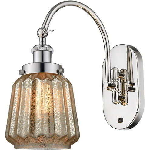 Franklin Restoration Chatham LED 7 inch Polished Nickel Sconce Wall Light