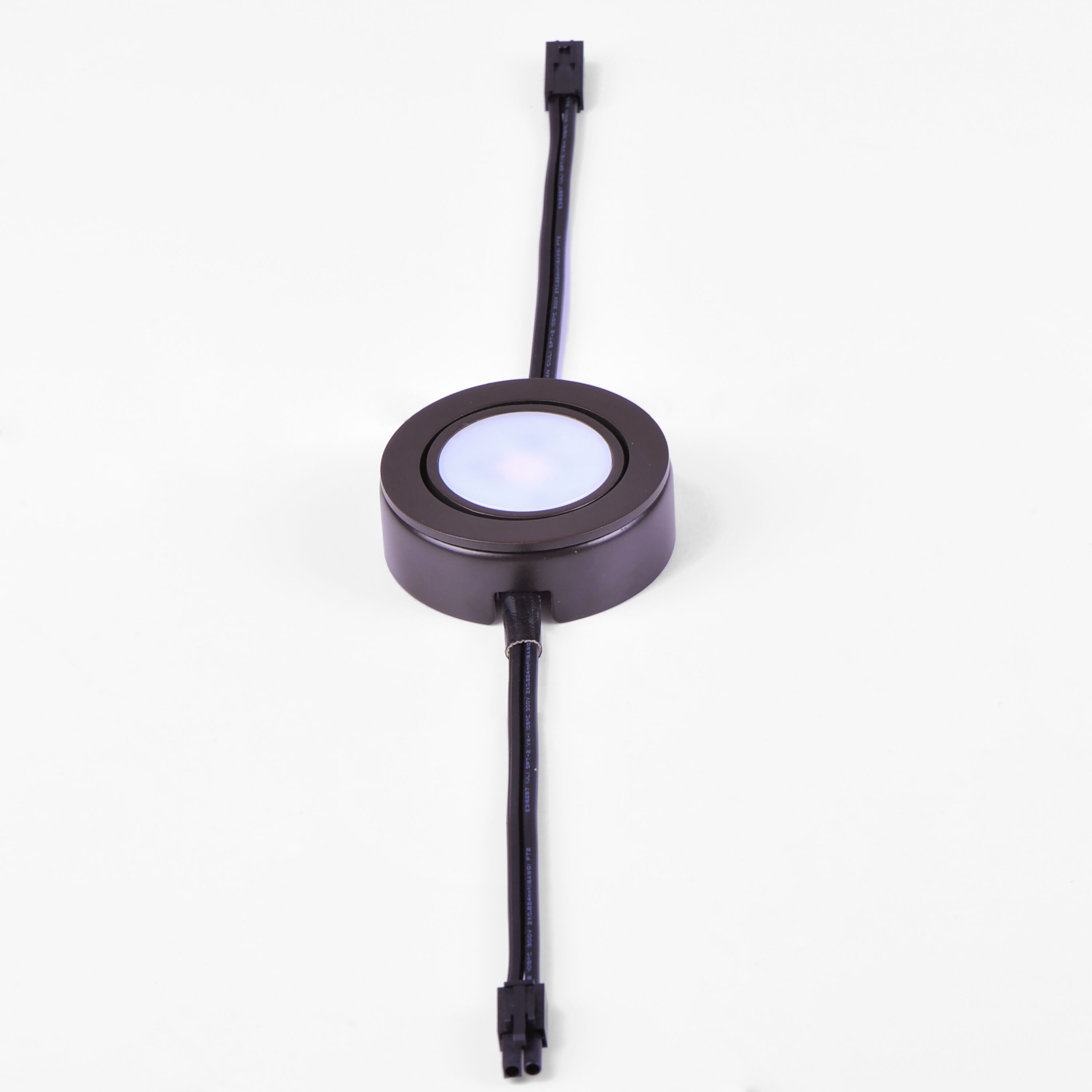 CounterMax MX-LD-AC 120 LED 2.75 inch Anodized Bronze Under Cabinet Disc
