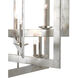 Middleton 8 Light 45 inch Contemporary Silver Leaf Chandelier Ceiling Light, Grande