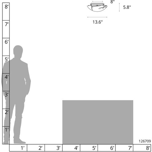 Forged Leaves 2 Light 13.6 inch Modern Brass Flush Mount Ceiling Light