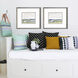 Waterside Blue and Gray and Green Framed Art