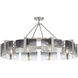 Aenon 10 Light 36 inch Pewter Semi-Flush Mount Ceiling Light