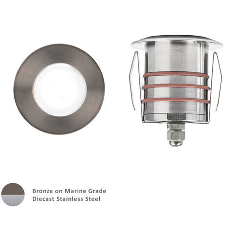 Tyler 12 4 watt Stainless Steel Coated in Bronze Path Lighting in 3000K, Bronzed Stainless Steel, WAC Landscape