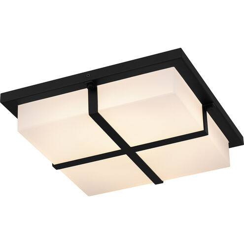 Armstrong LED 14 inch Matte Black Flush Mount Ceiling Light, Medium