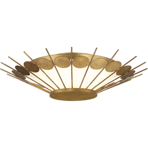 Capeieso LED 20 inch Elara Gold Flush Mount Ceiling Light