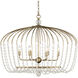Voliere 6 Light 36 inch Havana Gold Pendant Ceiling Light