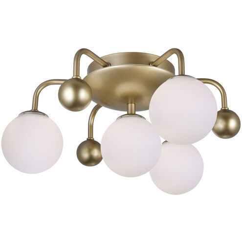 Element LED 16 inch Sun Gold Flush Mount Ceiling Light