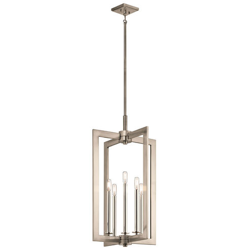 Cullen 5 Light 18 inch Classic Pewter Foyer Pendant Ceiling Light