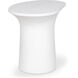 Yumi 23.5 X 20 inch White Outdoor Accent Table