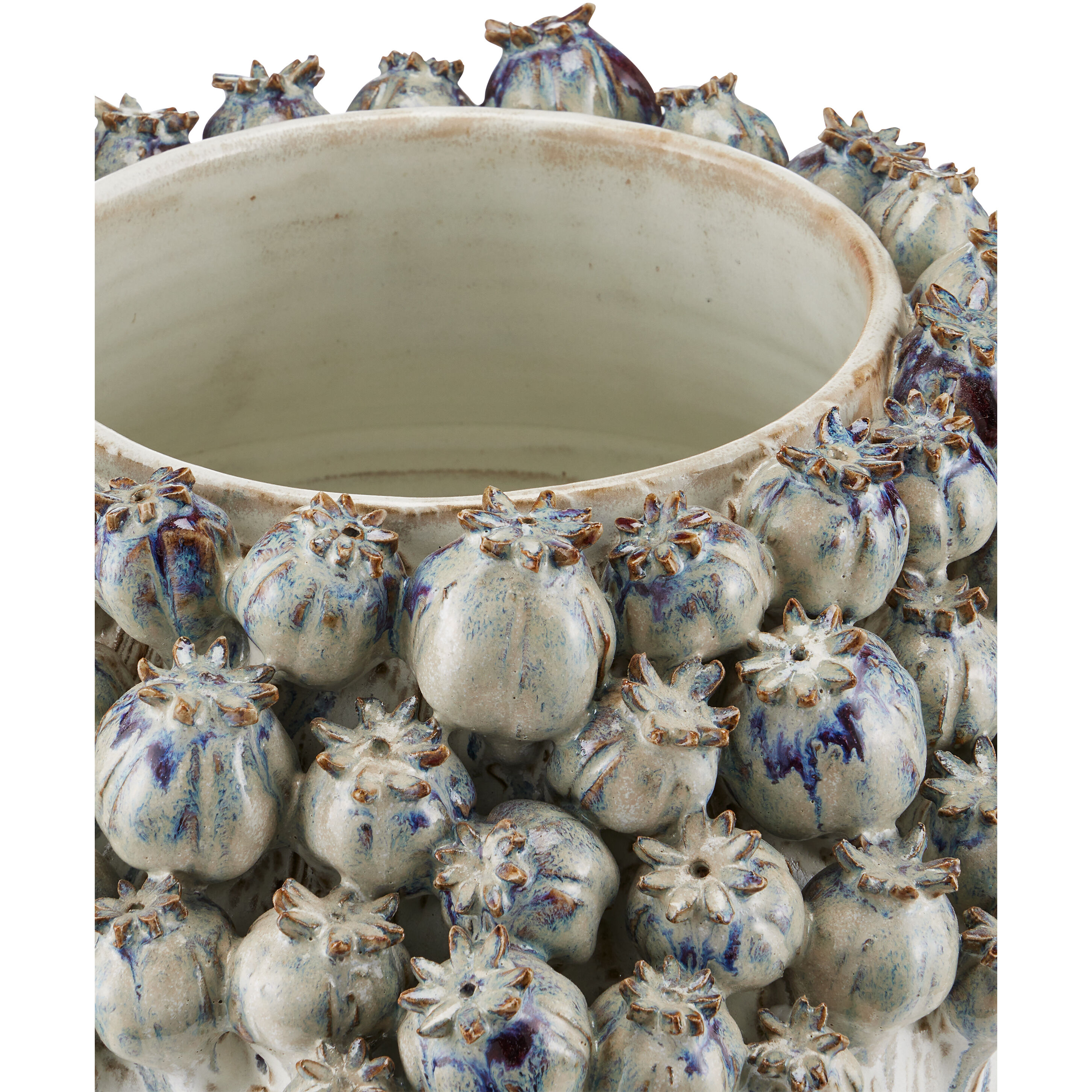 Poppy Pod Crown 15 X 14.75 inch Vase, Large