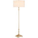 Pilare 64 inch 150 watt Shiny Gold Floor Lamp Portable Light