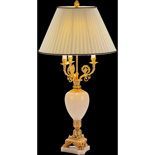 Mariner Luxury 42.13 inch 9 watt Antique Gold Plated Table Lamp Portable Light