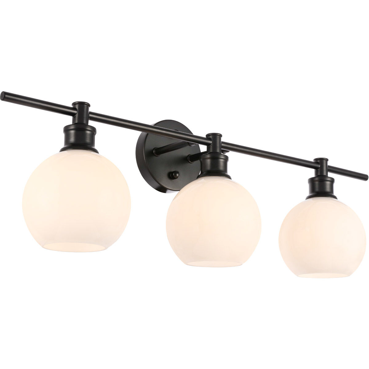 Syracuse 3 Light 28 inch Black Wall sconce Wall Light