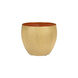 Chelsea House Cognac/Hammered Antique Drum Table