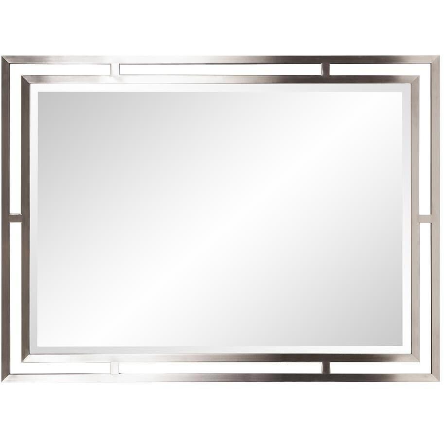 Trenton 40 X 30 inch Nickel Mirror