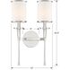 Hatfield Bath Wall Light in Polished Nickel