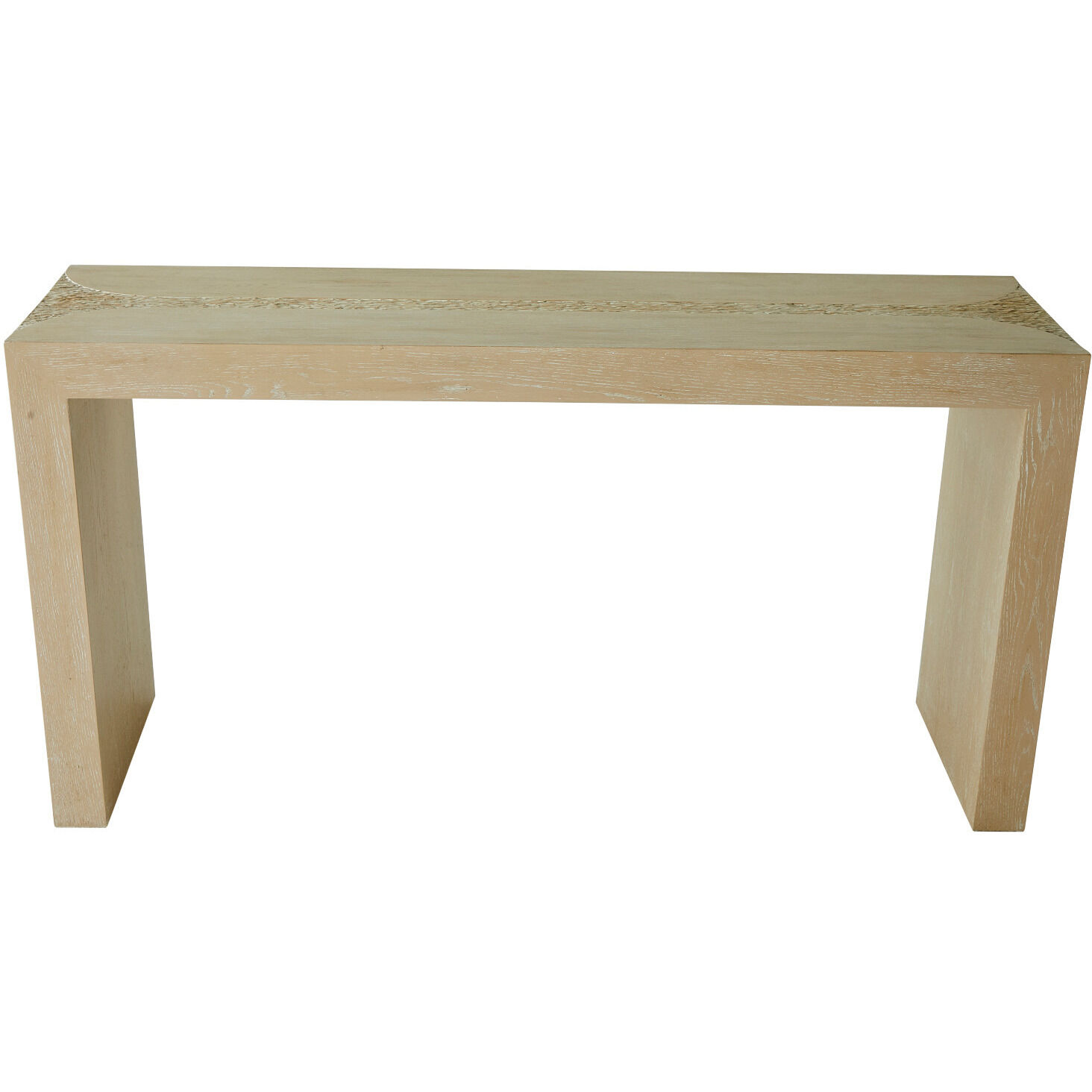 Grafton 58 X 16 inch Cerused Light Natural Console Table