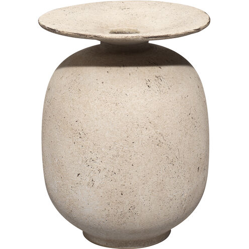 Highland 7.75 X 5.75 inch Decorative Vase in Off White Ceramic