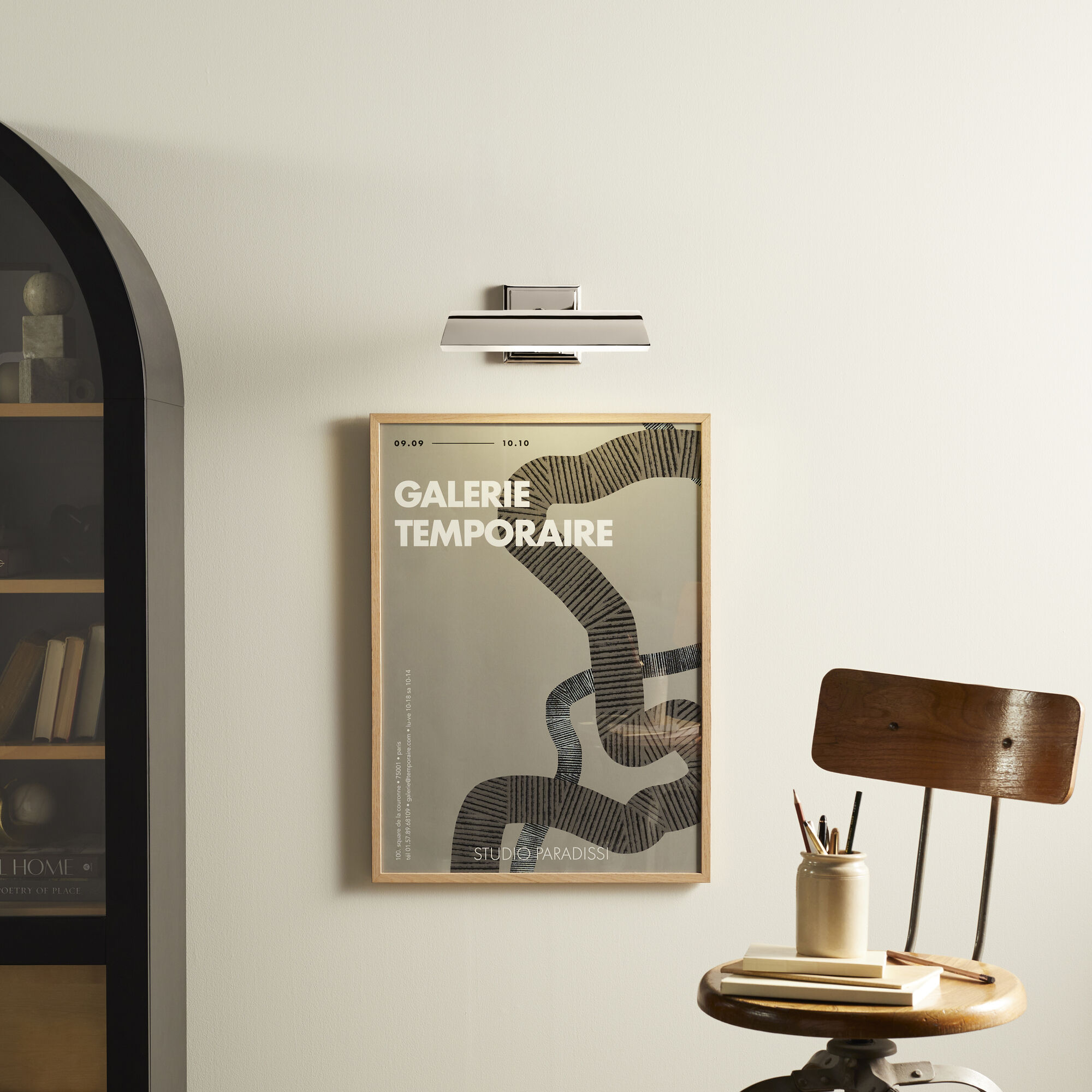 Carston 13 watt 12.25 inch Polished Nickel Picture Light Wall Light