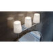 Rose LED 22 inch Satin Nickel Vanity Light Wall Light
