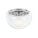 Brayden LED 14 inch Polished Nickel Flush Mount Ceiling Light
