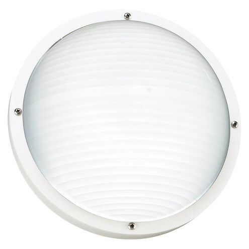 Bayside 1 Light 5 inch White Outdoor Wall Or Ceiling Flush Mount