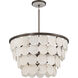 Olyra 12 Light 31.75 inch Plated Dark Bronze Convertible Pendant/Semi-Flush Mount Ceiling Light