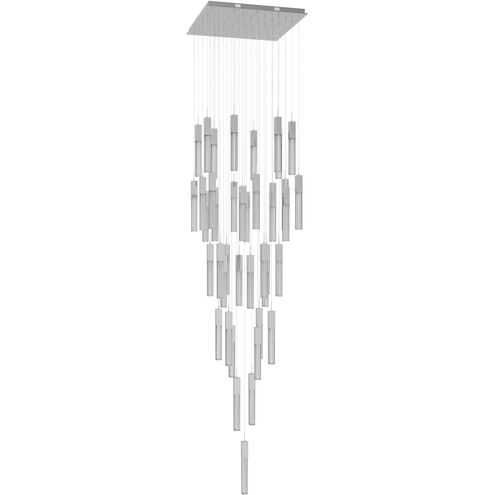 Boa LED 35 inch Polished Chrome Multi Port Pendant Ceiling Light