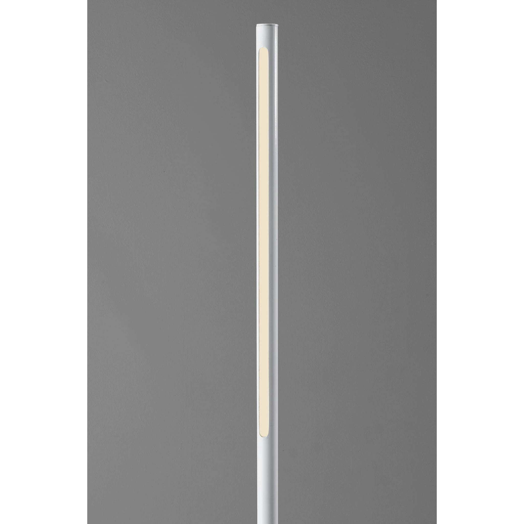 Cole 58 inch 12 watt Matte White Color Changing Wall Washer Floor Lamp Portable Light, Simplee Adesso