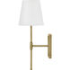 Beale 1 Light 7 inch Lacquered Brass Sconce Wall Light