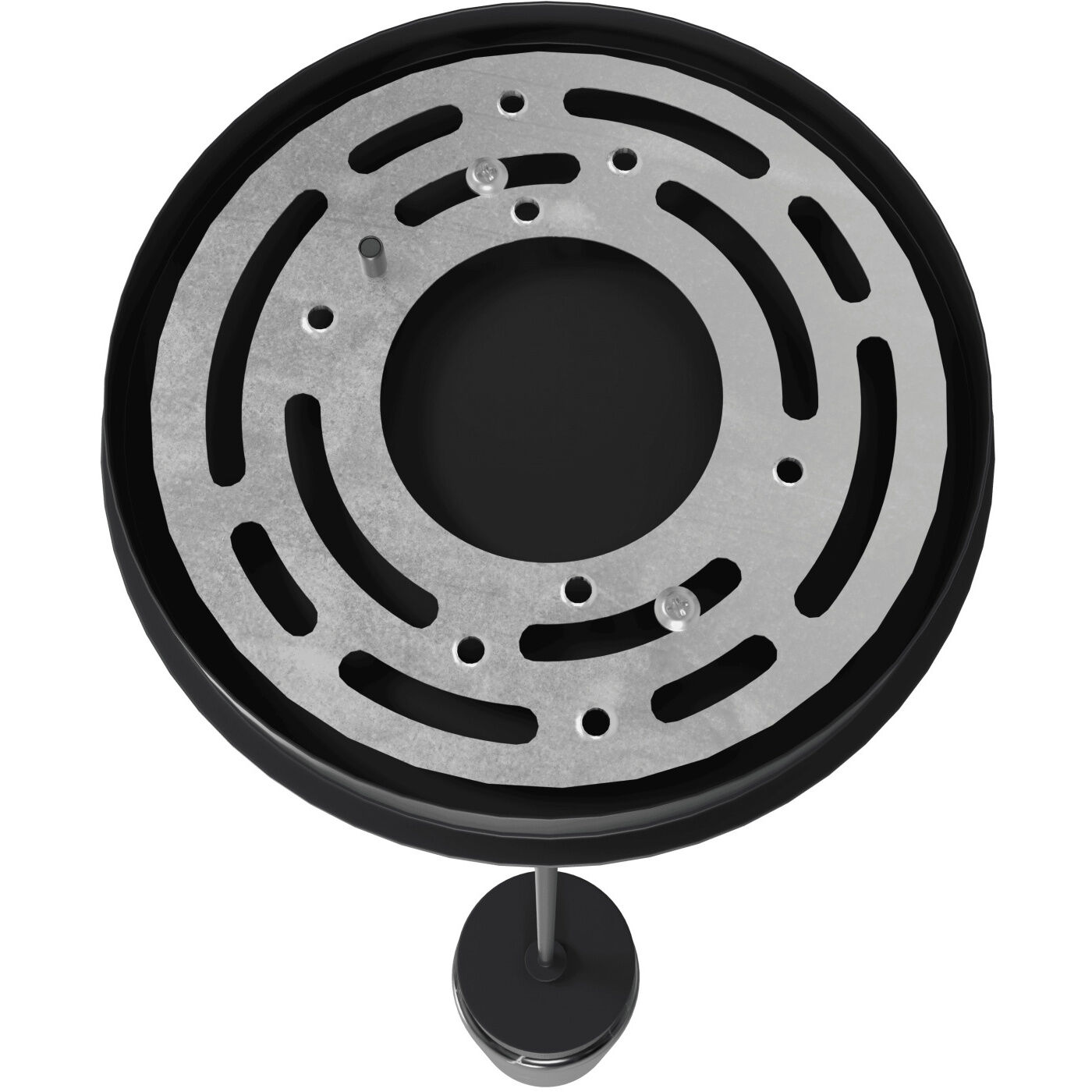 Cicada LED 3 inch Black Marble Pendant Ceiling Light