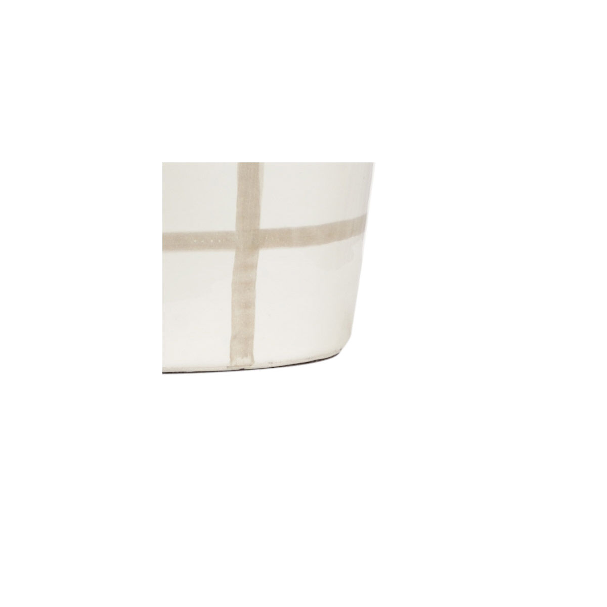 Vietri 29 inch 100 watt Chalk/Taupe Glaze Table Lamp Portable Light