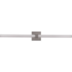 Linear LED 36 inch Brushed Polished Nickel Vanity Light Wall Light
