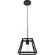 Resolute 1 Light 9 inch Black Pendant Ceiling Light