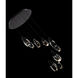Martini LED 17 inch Black Multi-Light Pendant Ceiling Light in Optic, Beyond