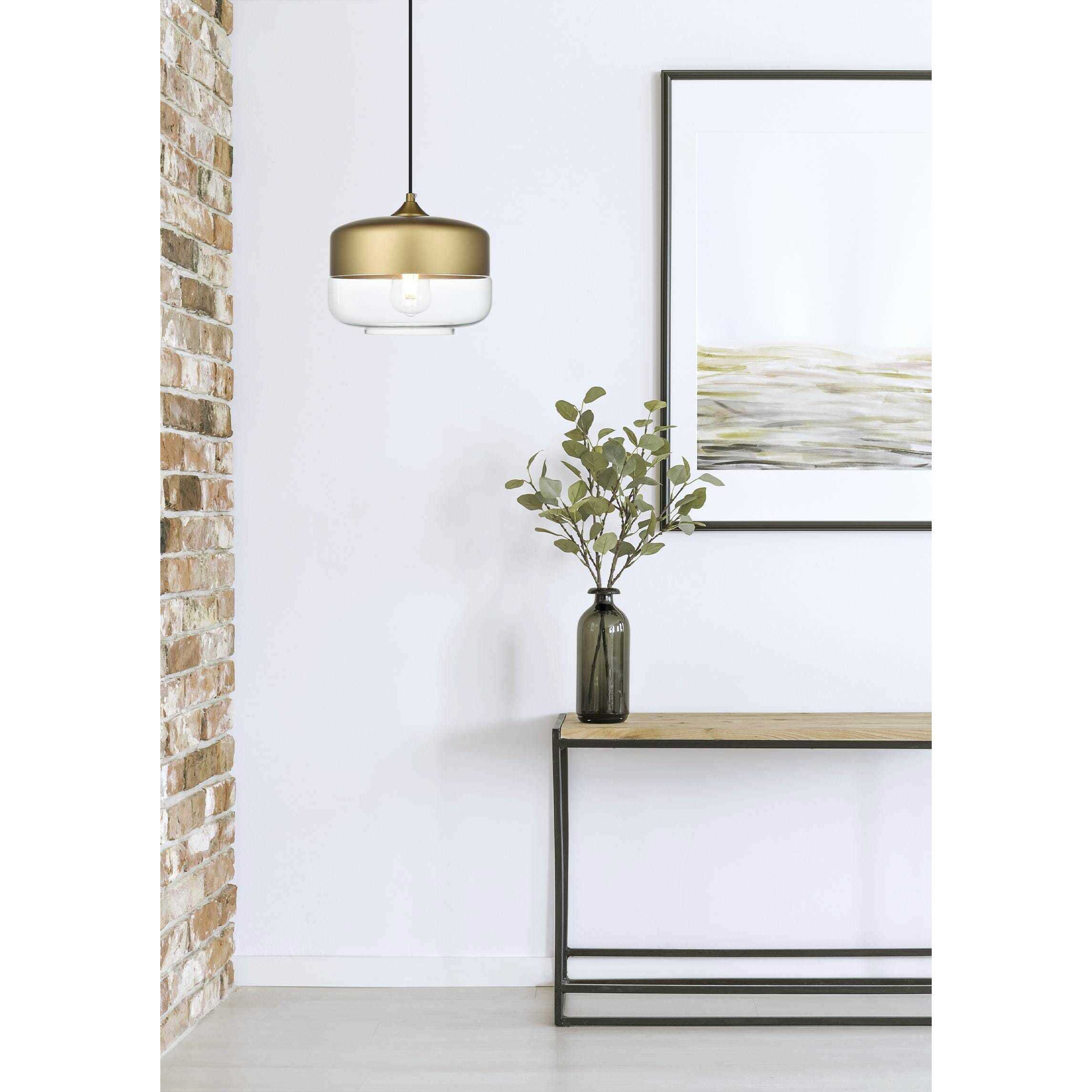 Ashwell 1 Light 10 inch Satin Gold Pendant Ceiling Light