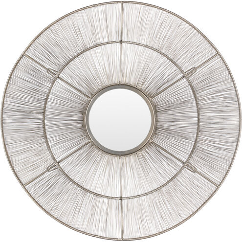 Topola 36 X 36 inch Light Grey Mirror, Round