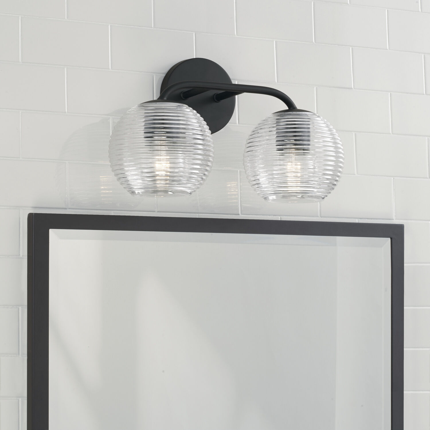 Dolan 2 Light 15.5 inch Matte Black Vanity Light Wall Light