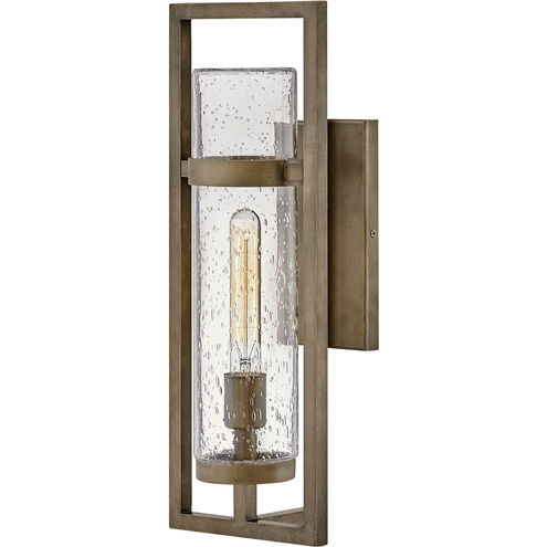 Cordillera Outdoor Wall Mount Lantern in Burnished Bronze, Medium