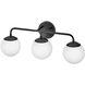 Julep LED 24 inch Black Bath Light Wall Light