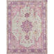 Antioch 125.98 X 94.49 inch Red/Light Gray/Lavender/Purple Machine Woven Rug in 8 x 10, Rectangle