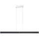 Verdura Linear Chandelier Ceiling Light in Black