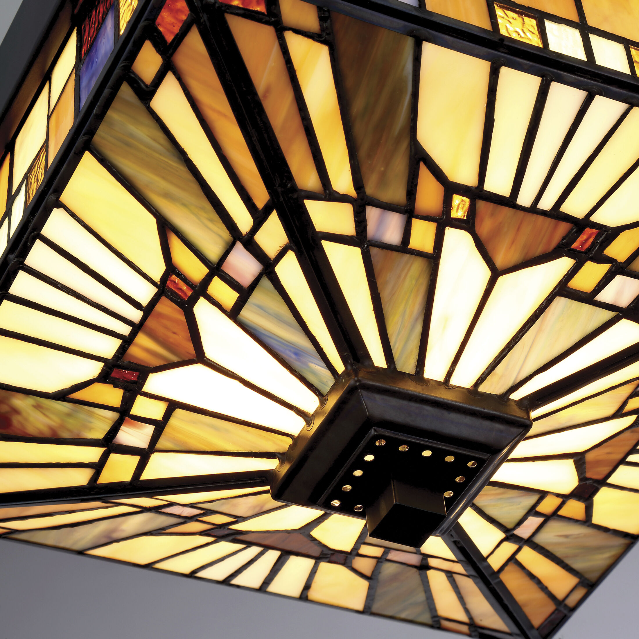 Inglenook 2 Light 11 inch Valiant Bronze Outdoor Flush Mount