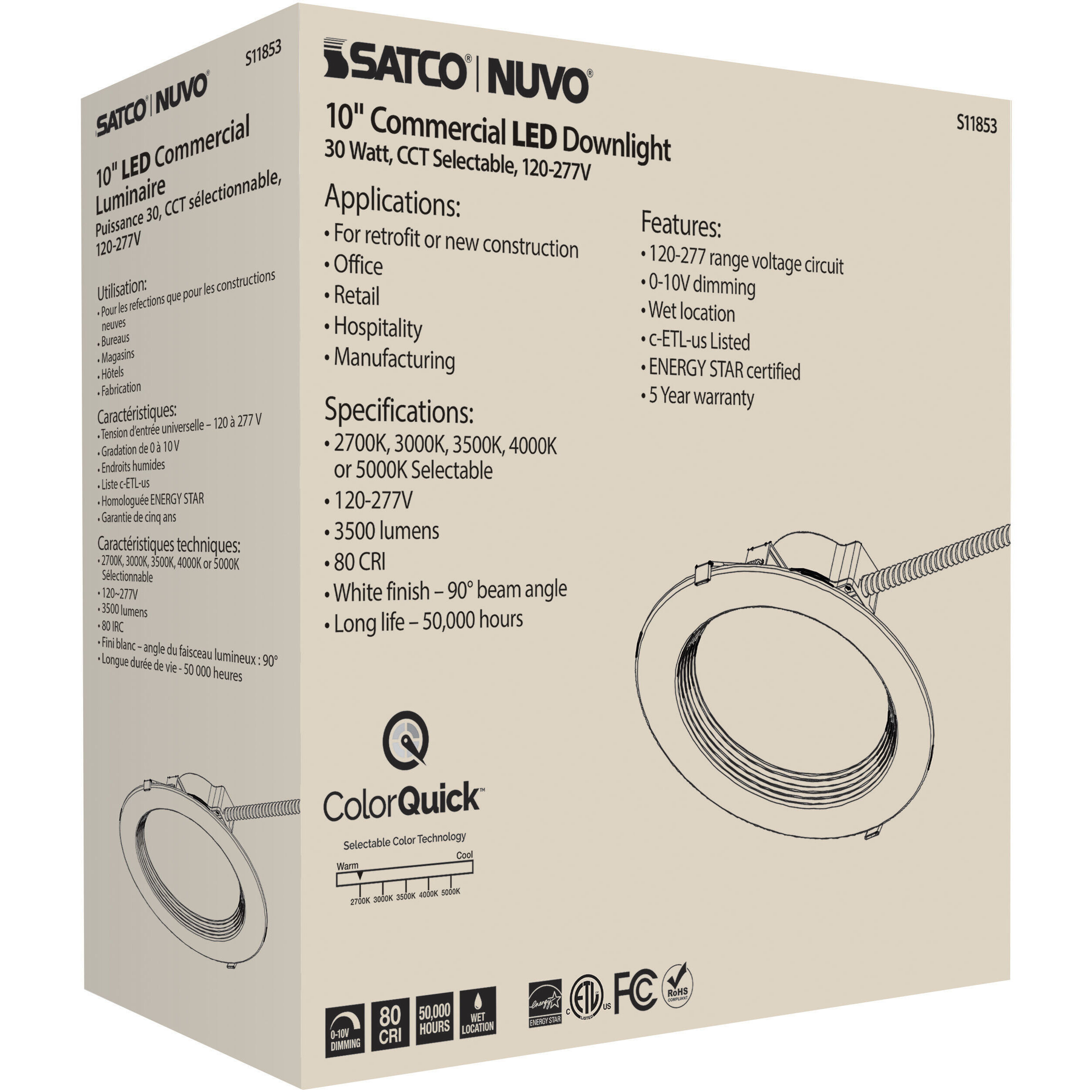 Edgewood Integrated White Recessed