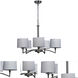 Springdale 5 Light 27.5 inch Satin Nickel Pendant Ceiling Light